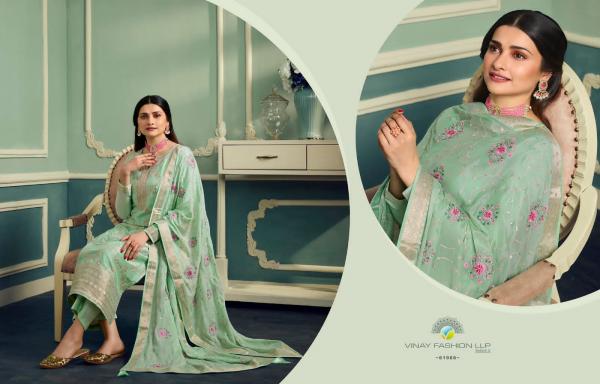 Vinay Kaseesh Aarzoo 2 Dola Silk Designer Dress Material Collection